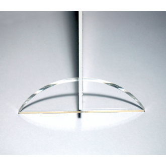 PPM3 - Portapannelli mezzaluna  in perspex  mm 3 