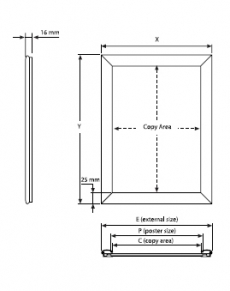 TUN0A3 Snap frame waterproof A3 30 x 42 