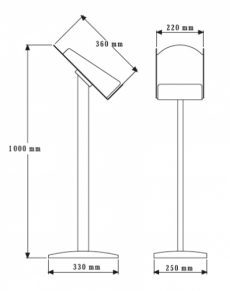 TU1020 Dispenser a colonna  A4