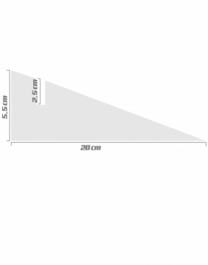 PPT3 - Portapannelli perspex triangol mm 3