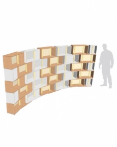 CT10252 Dividing Wall with Boxes