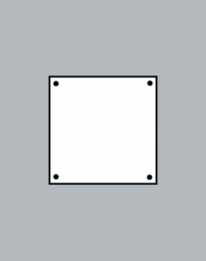 T2525 Targa in plexi 25 x 25 