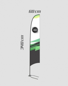 HS340 Aluminium pole vela M 