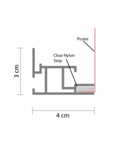 LB43 Cornice LED cm.100x150