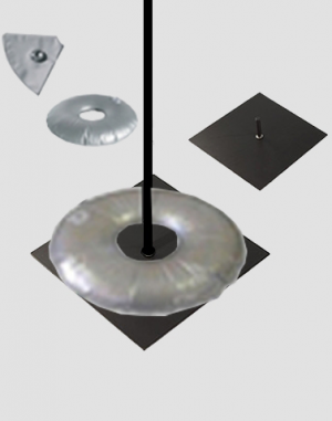 HS340 Aluminium pole vela M 