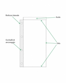 B1230 Bandiera 130x300